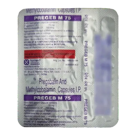 pregeb m 75mg capsule 15's